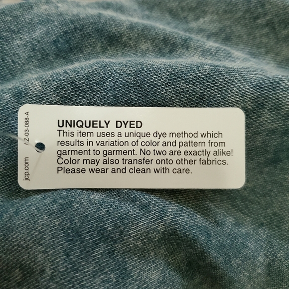 Flirtitude Boyfriend Fit Jogger Zenith Teal M Oversized NWT - Picture 9 of 12